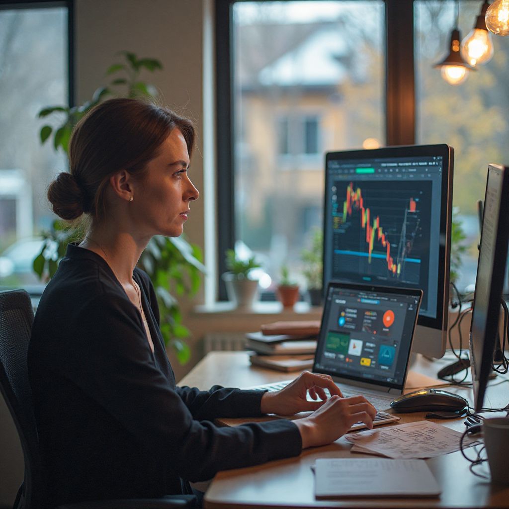 Elena — trader pe Binance cu 127 tranzacții/lună